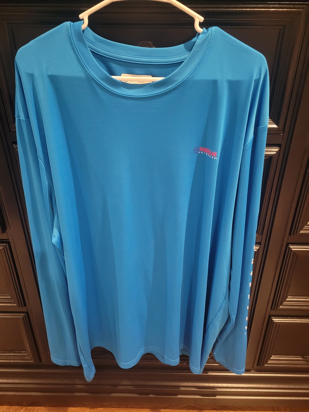 Magellan Outdoors Men's Long-Sleeve Performance Shirt - Bright Blue
